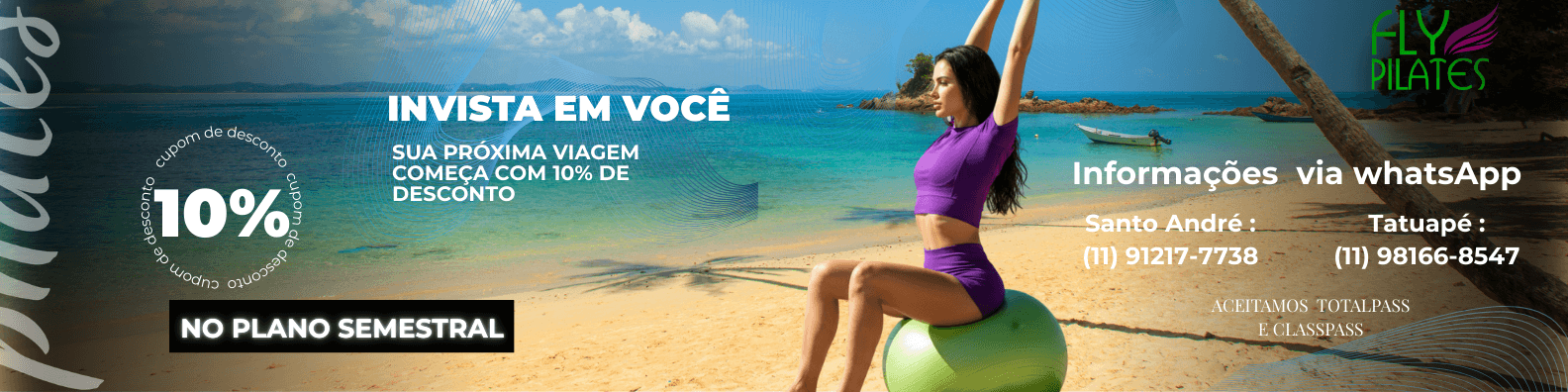 Black Friday - Fly Pilates - Studio de Pilates em Santo André e Tatuapé em São Paulo - Banner Desktop